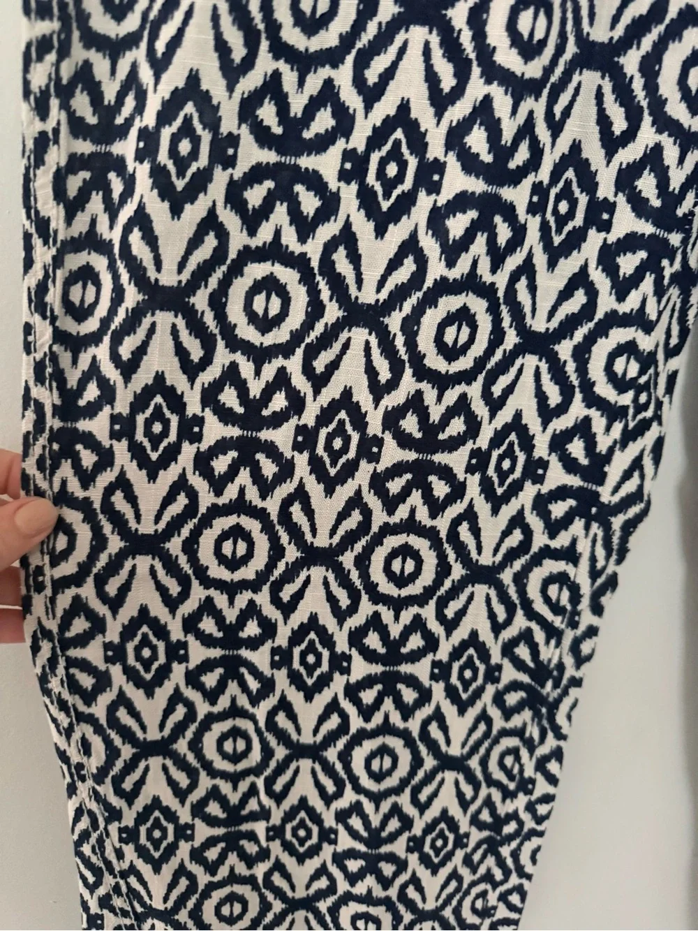 Cali1850 Oceanside Linen Pants Smocked Waist Lounge Beach Size M - Picture 6 of 6